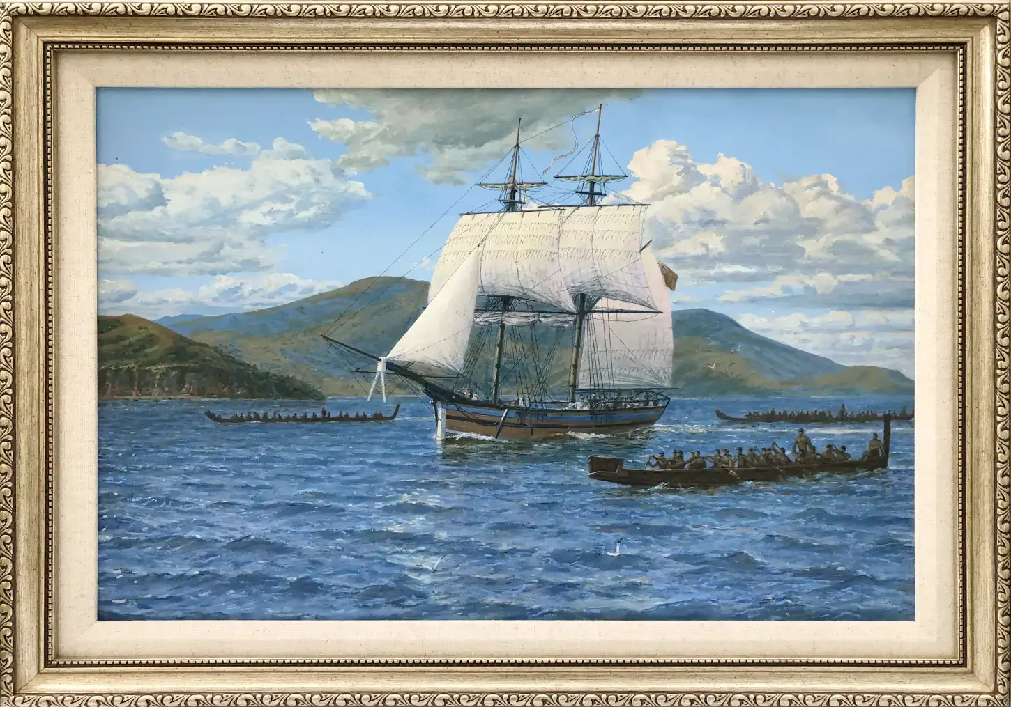 Lady Nelson in the Bay of Islands, 25 April 1806