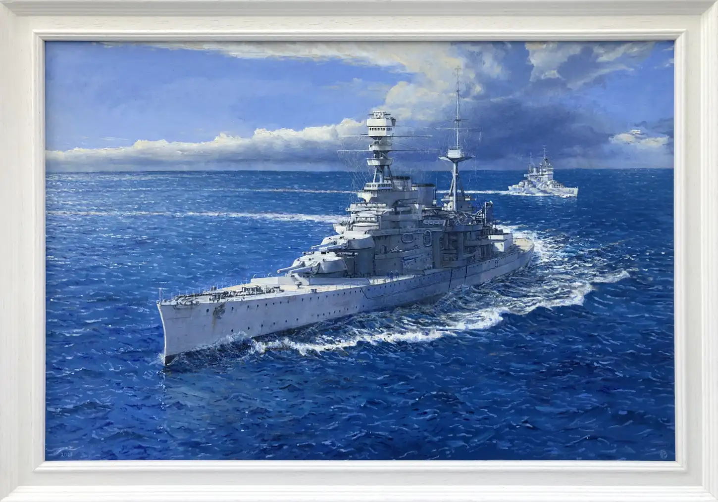 HMS Repulse and HMS Prince of Wales en route to Singapore, 1941