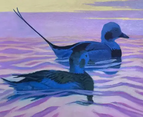 Oil painting detail suggesting other commission subjects