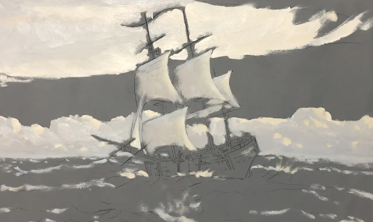 Stage 1 — Starting the painting